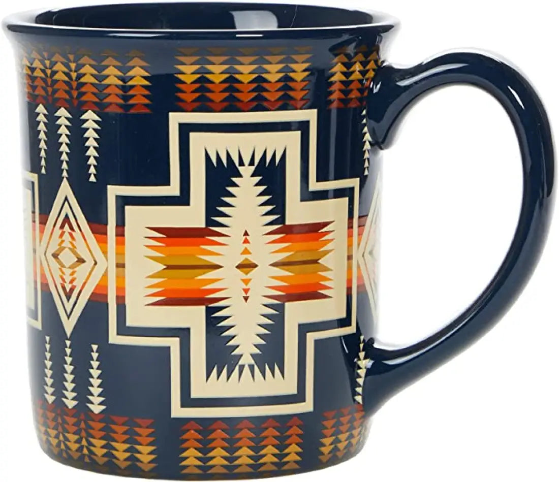 Pendleton Coffee Mugs Harding Navy Drinkware
