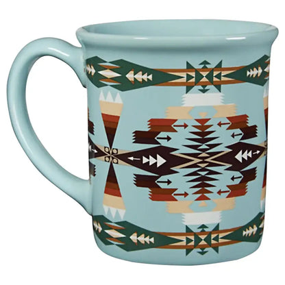 Pendleton Coffee Mugs Tucson Aqua Drinkware