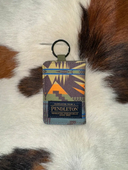 Pendleton Compact Key Ring Wallet Mystic Lake Wallet