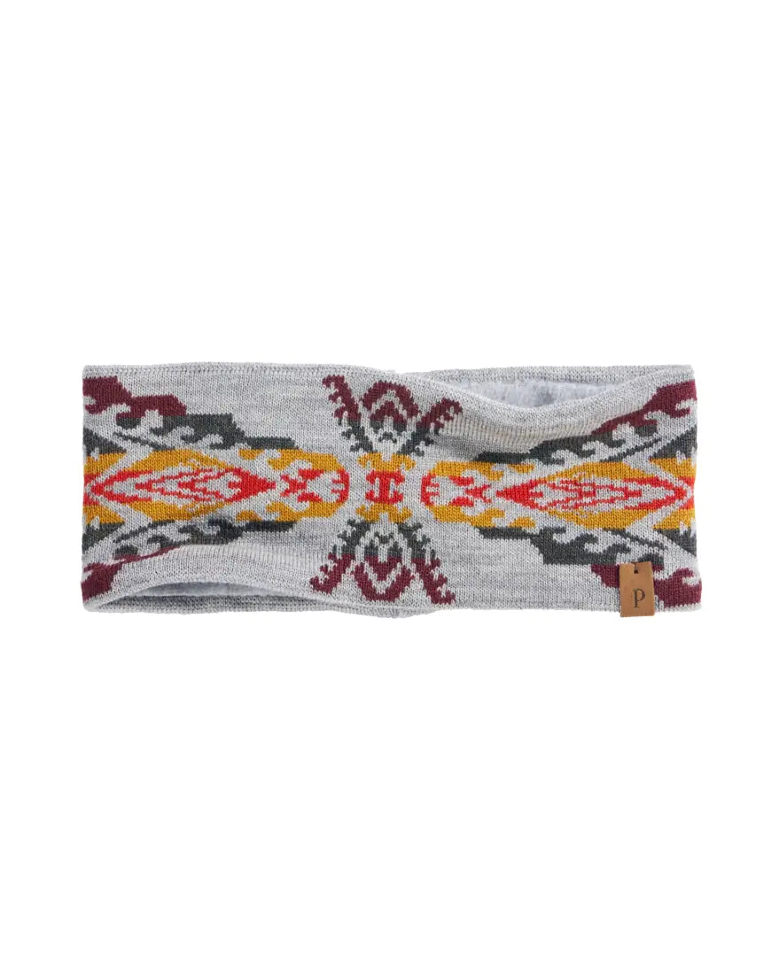 Pendleton Fleece Lined Headbands Autumn Birch Grey Winter Hats