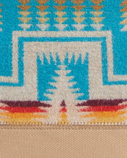 Pendleton Harding Turquoise Canvas City Zip Tote Purse