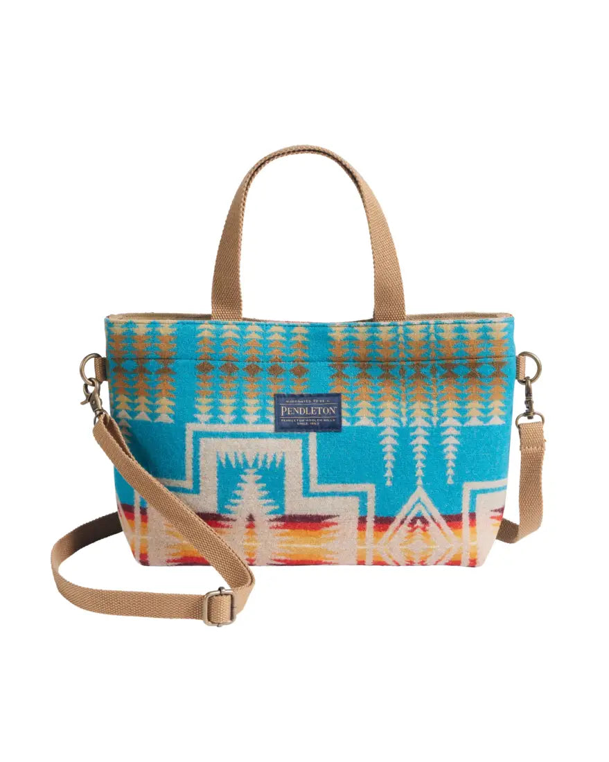 Pendleton Harding Turquoise Mini Tote Purse