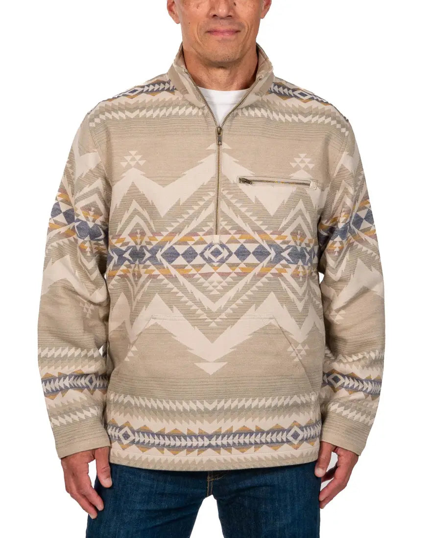 Pendleton Men’s Cotton Dover Chamois ¼ Zip Pullover Men’s Pullover