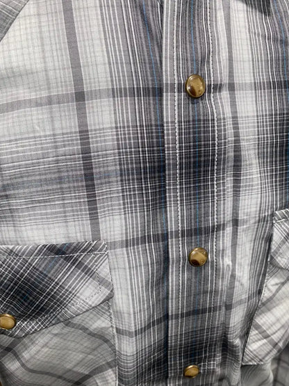 Pendleton Men’s Frontier Plaid Western Shirt Small / Gray & Blue Plaid Men’s Western