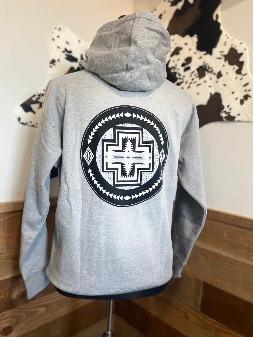 Pendleton Men’s Gray/Black Harding 100th Anniversary Hoodie Men’s Pullover