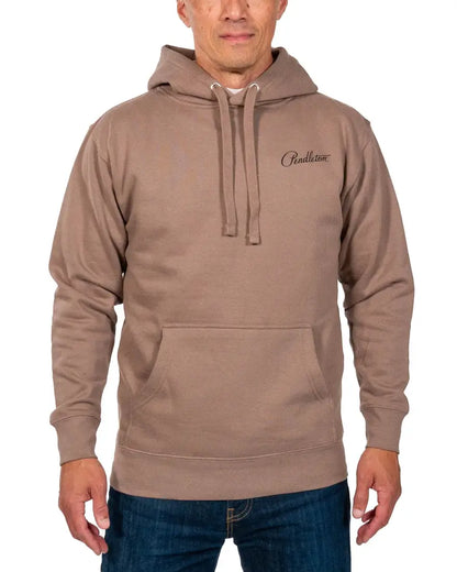 Pendleton Men’s Latte Rodeo Harding Graphic Hoodie Men’s Pullover