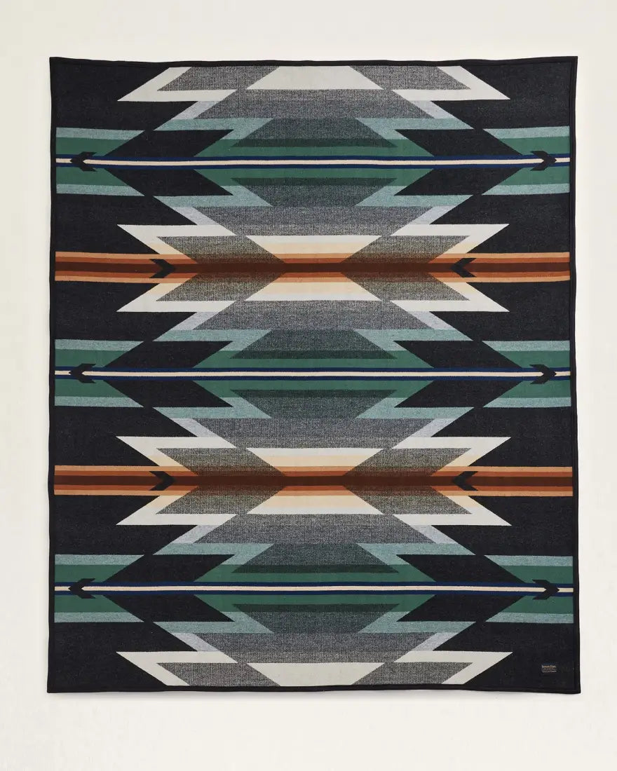 Pendleton Oxford Wyeth Trail Wool Unnapped Blanket Blankets & Throws