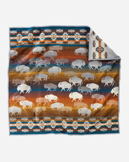 Pendleton Prairie Rush Hour Wool Throw Blanket Blankets & Throws