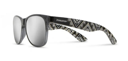 Pendleton Shwood Gabe Sunglasses Gray Crystal // Black Oxbow // Silver Mirror Lens Sunglasses