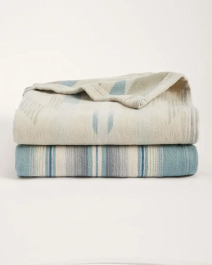 Pendleton Throw Gift Pack Set of 2 Wyeth Falls/ Linen Stripe Blankets & Throws
