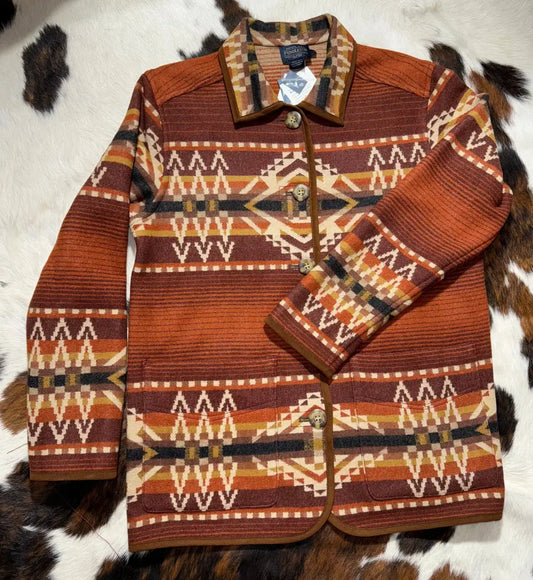 Pendleton Women’s Beacon Rock Copper Reversible Wool Coat Women’s Coat