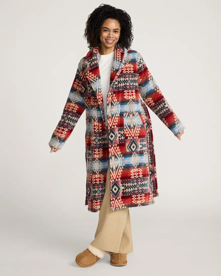 Pendleton Women’s Cotton Terry Robe Small / Canyonlands Desert Sky Women’s Sweater