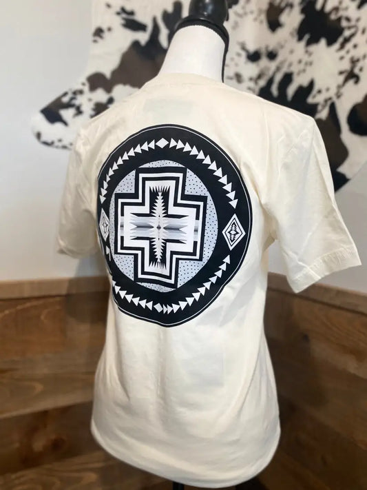 Pendleton Women’s Cream Harding 100th Anniversary T-Shirt Women’s T-Shirt