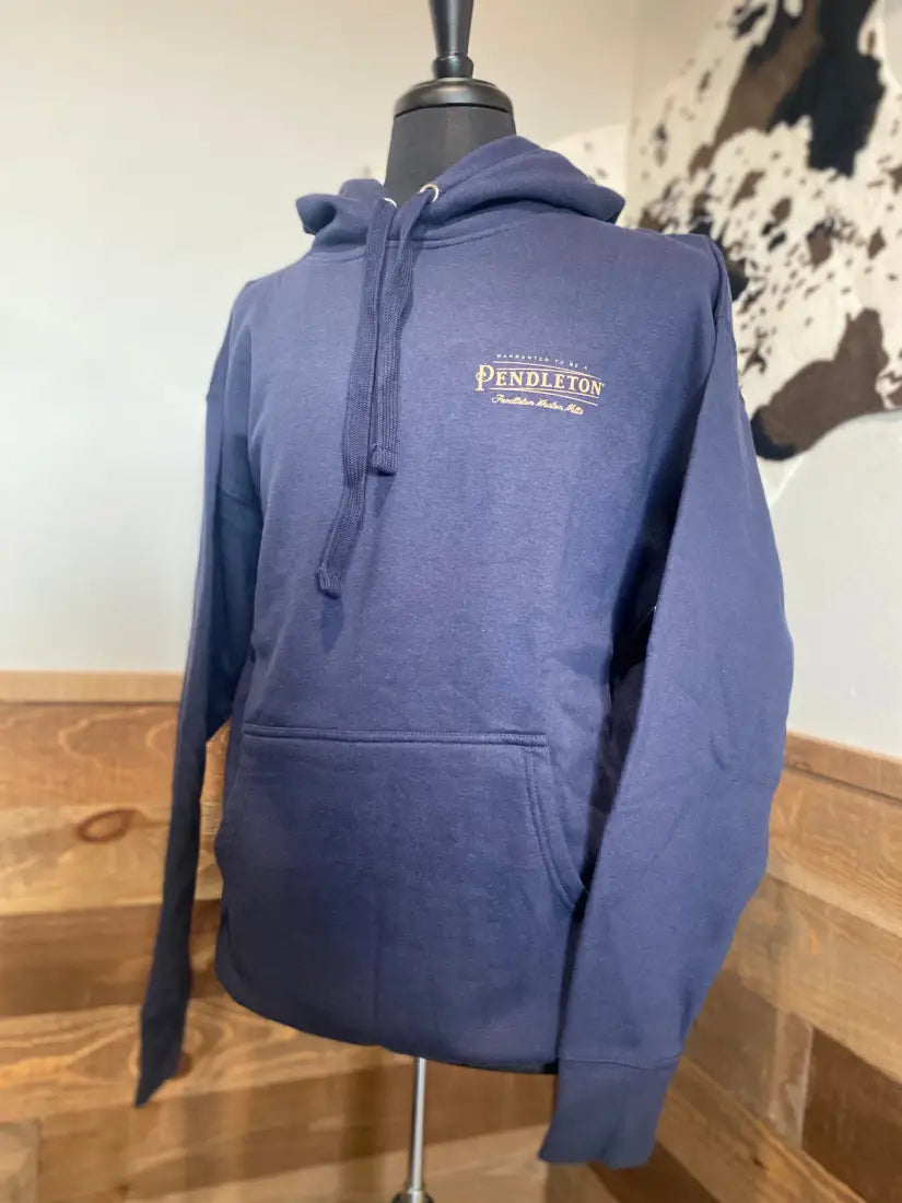 Pendleton Women’s Navy/Gold Heritage Logo Hoodie Men’s Pullover