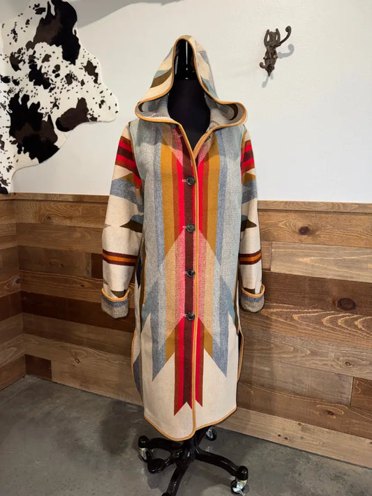 Pendleton Women’s Wyeth Trail Tan Hooded Coat Small Women’s Coat