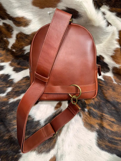 Pendleton Wyeth Trail Wool & Leather Mini Sling Backpack Purse