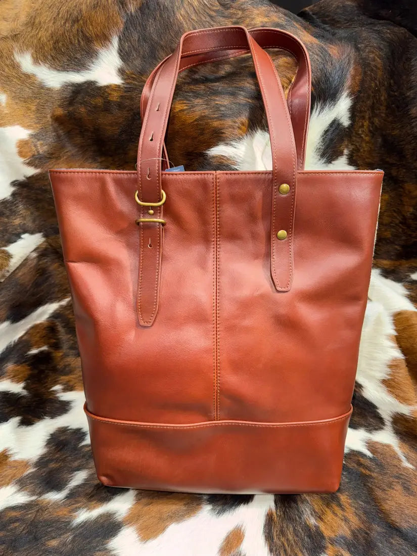 Pendleton Wyeth Trail Wool & Leather Open Tote Purse