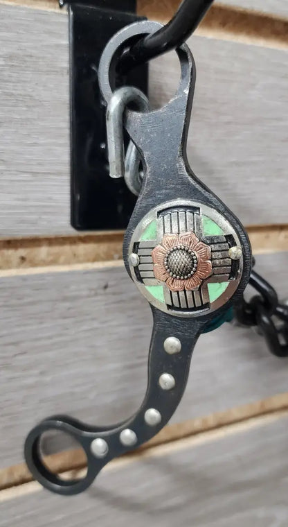 Petska Original Shank Chain Bit - 6’’ Shank Chain / Aztec Turquoise Bit