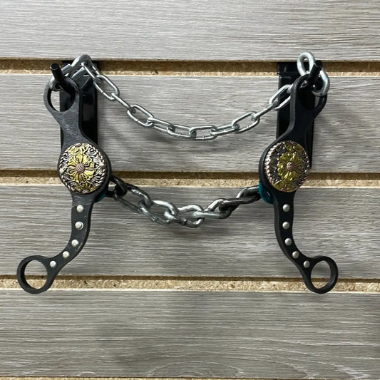 Petska Original Shank Chain Bit - 6’’ Shank Chain / Gold Flower Bit