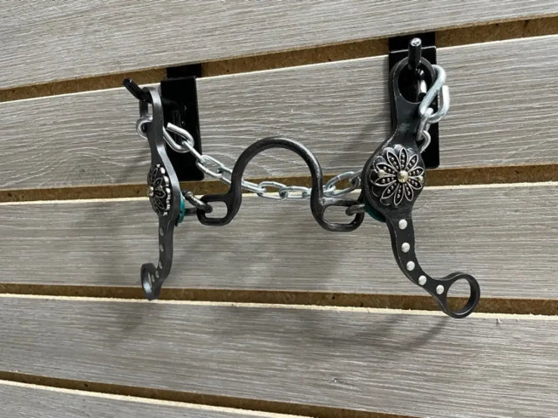 Petska Original Shank Ported Chain Bit - 6’’ Shank Ported Chain / Black Daisy Bit