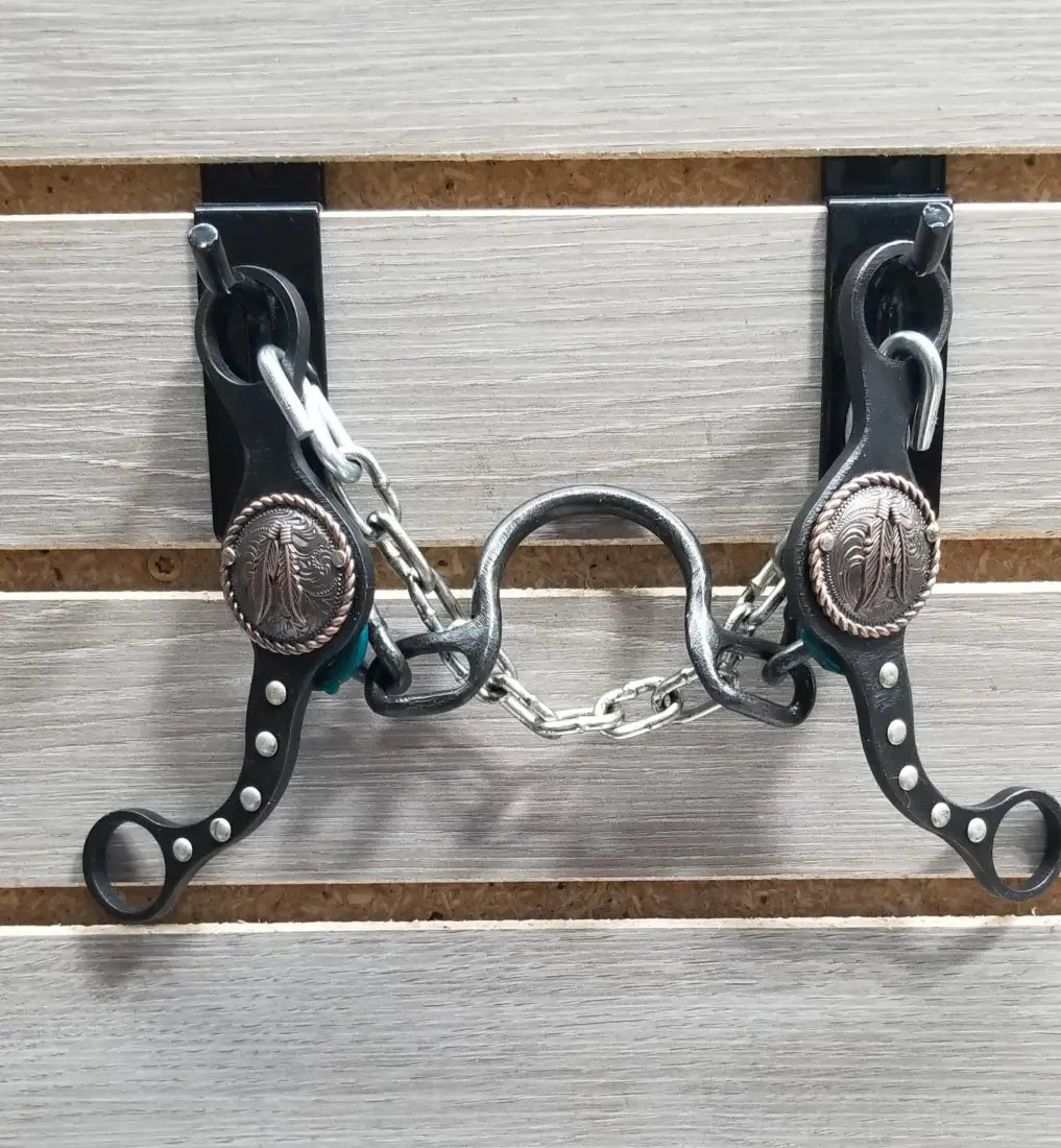 Petska Original Shank Ported Chain Bit - 6’’ Shank Ported Chain / Copper Feather Bit