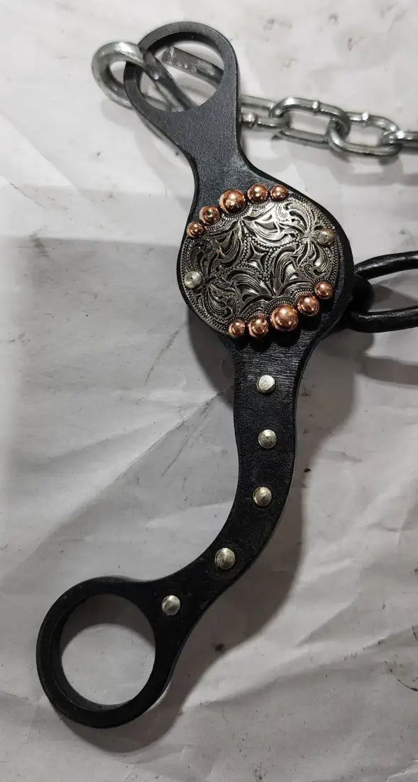 Petska Original Shank Ported Chain Bit - 6’’ Shank Ported Chain / Copper Pearls Bit