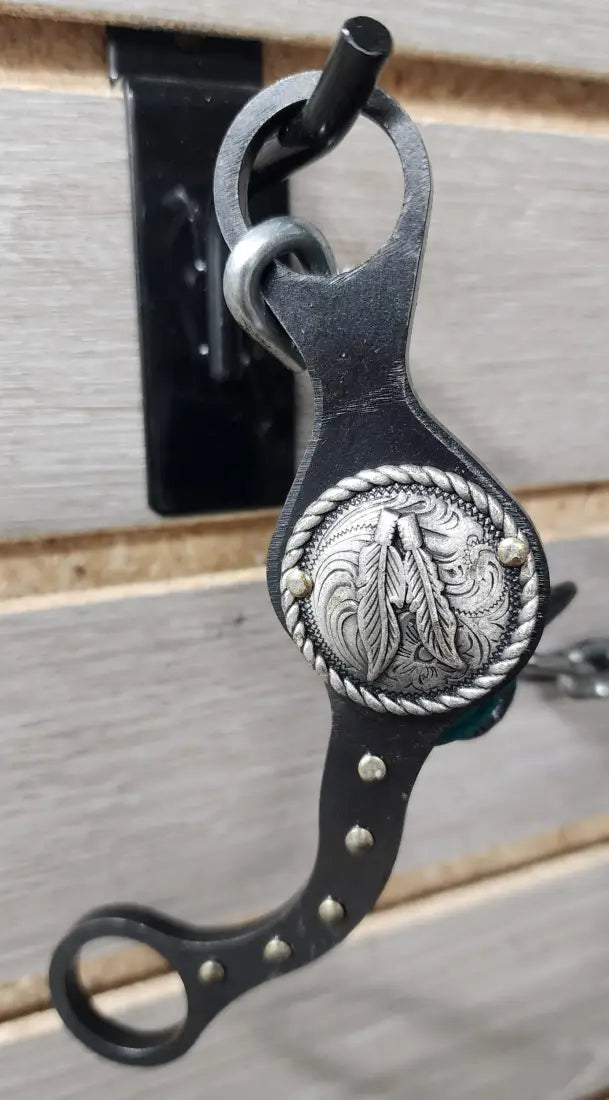 Petska Original Shank Ported Chain Bit - 6’’ Shank Ported Chain / Silver Feather Bit