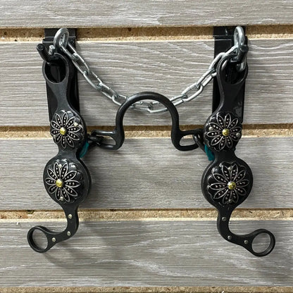 Petska Ported Chain Bit - 7’’ Shank Ported Chain / Black Daisy Bit