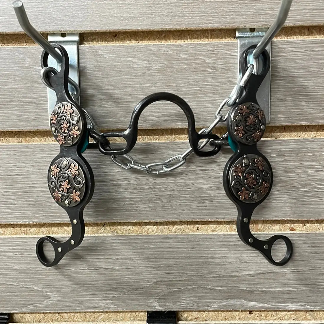 Petska Ported Chain Bit - 7’’ Shank Ported Chain / Copper Flower Bit