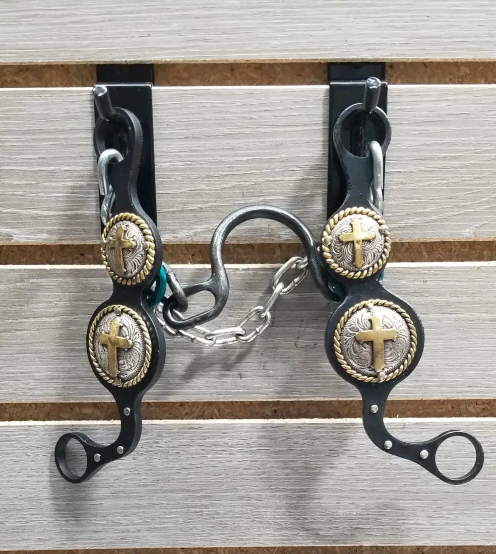 Petska Ported Chain Bit - 7’’ Shank Ported Chain / Cross with Rope Bit