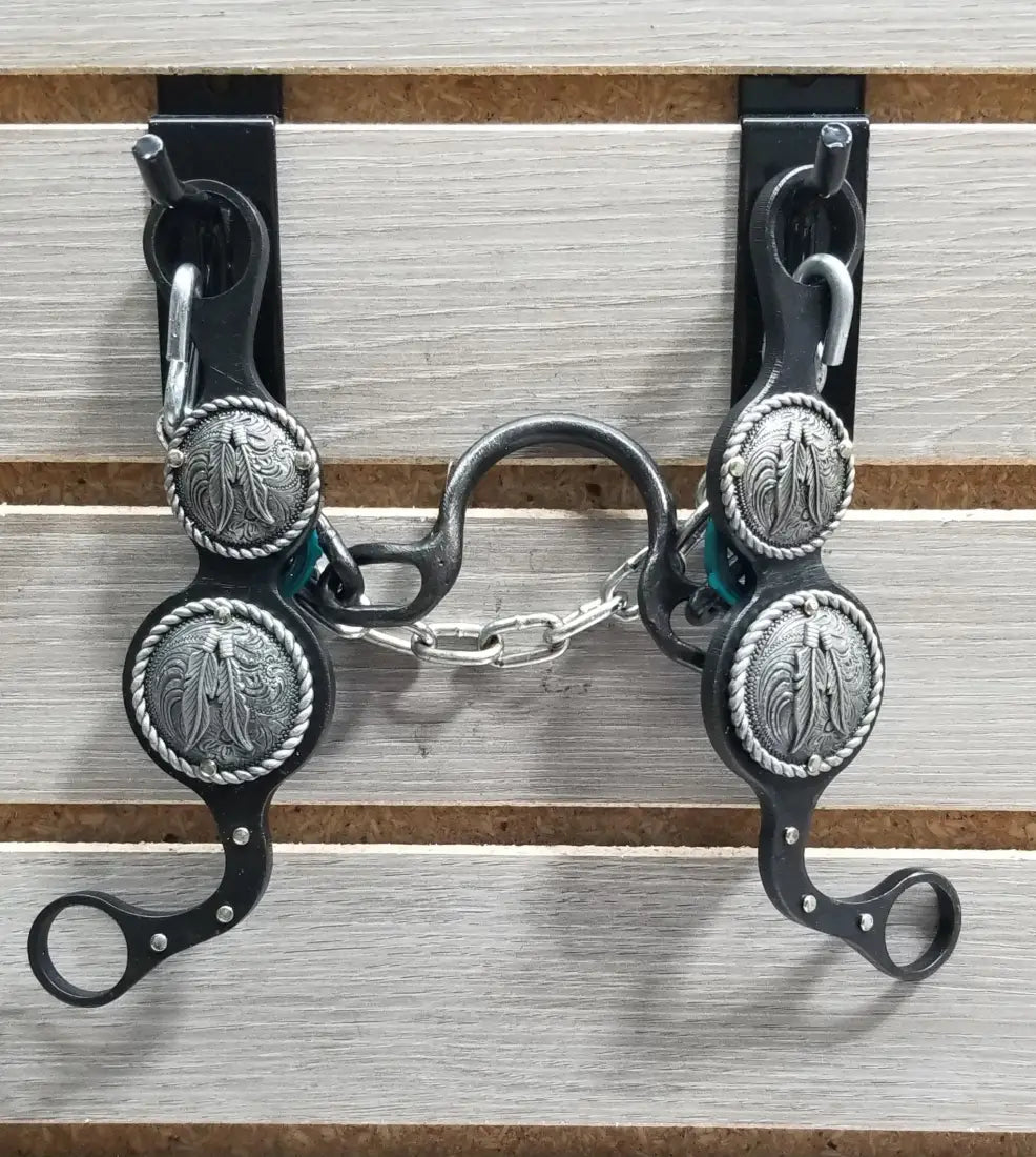 Petska Ported Chain Bit - 7’’ Shank Ported Chain / Sliver Feather Bit