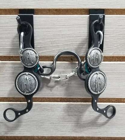 Petska Ported Chain Bit - 7’’ Shank Ported Chain / Sliver Feather Bit