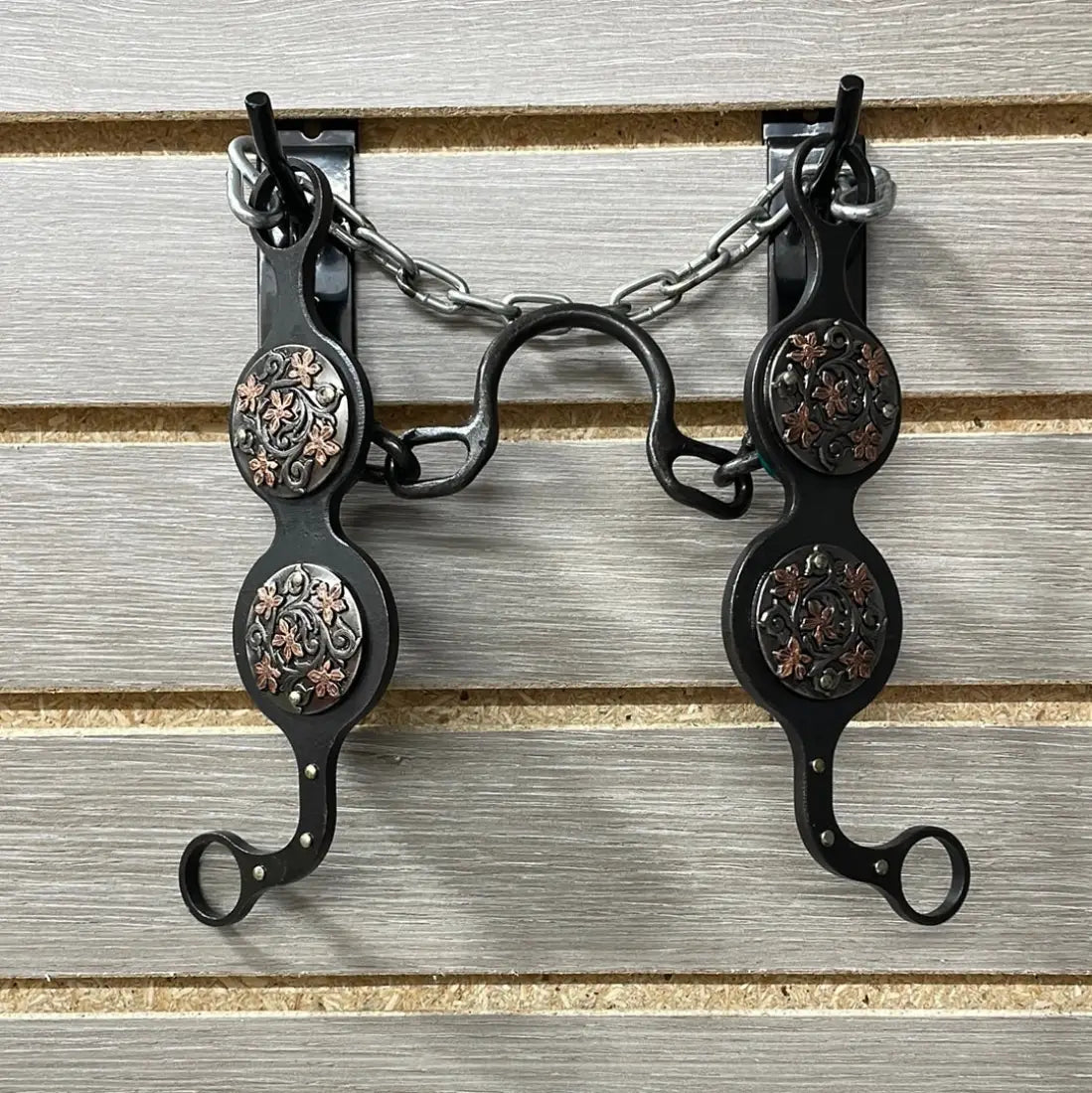 Petska Ported Chain Bit - 8’’ Shank Ported Chain / Copper Flower Bit