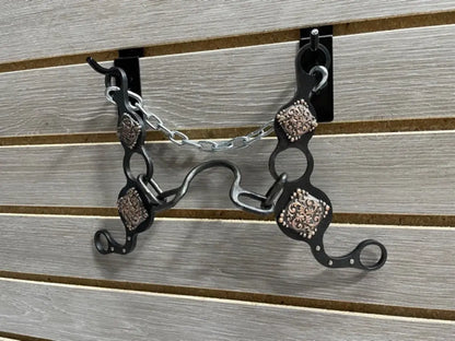 Petska Ported Chain Gag Bit - 7’’ Shank Ported Chain / Copper Diamond Bit