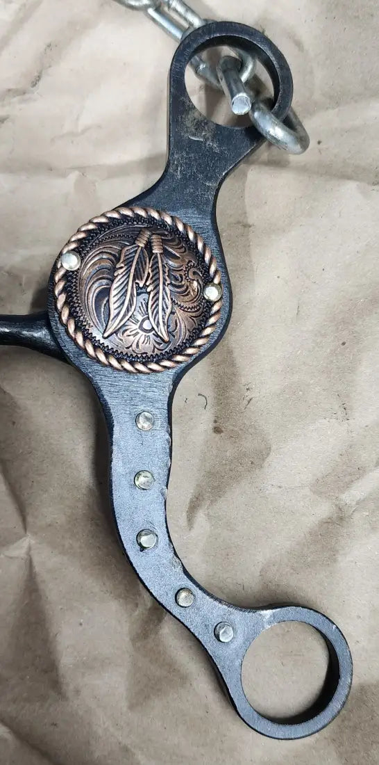 Petska Round Mullen Bit - 6’’ Shank Round Mullen / Copper Feather Bit