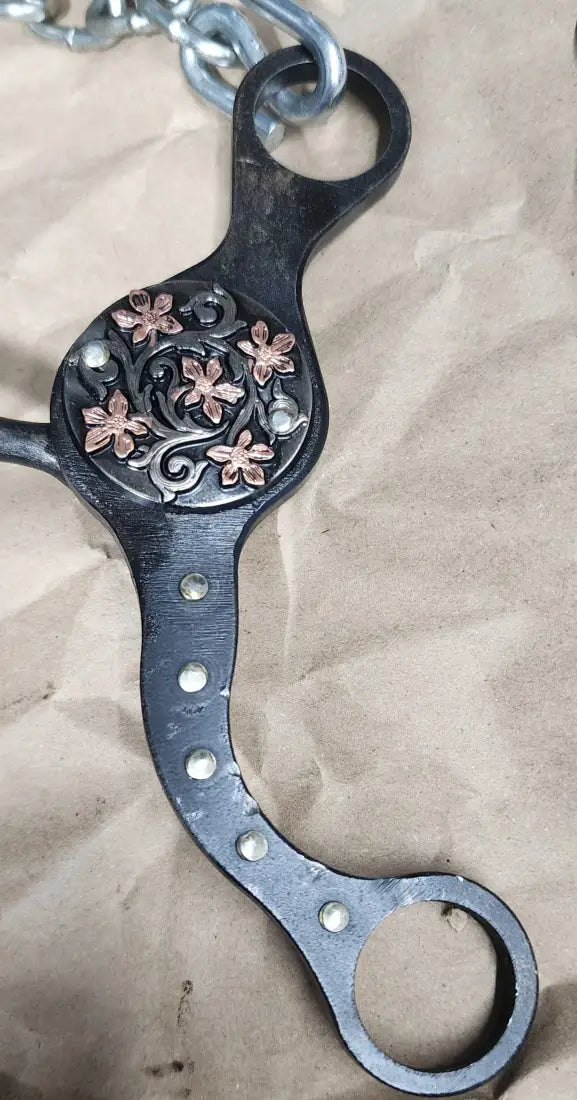 Petska Round Mullen Bit - 6’’ Shank Round Mullen / Copper Flower Bit