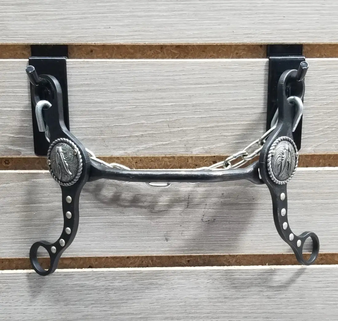 Petska Round Mullen Bit - 6’’ Shank Round Mullen / Silver Feather Bit