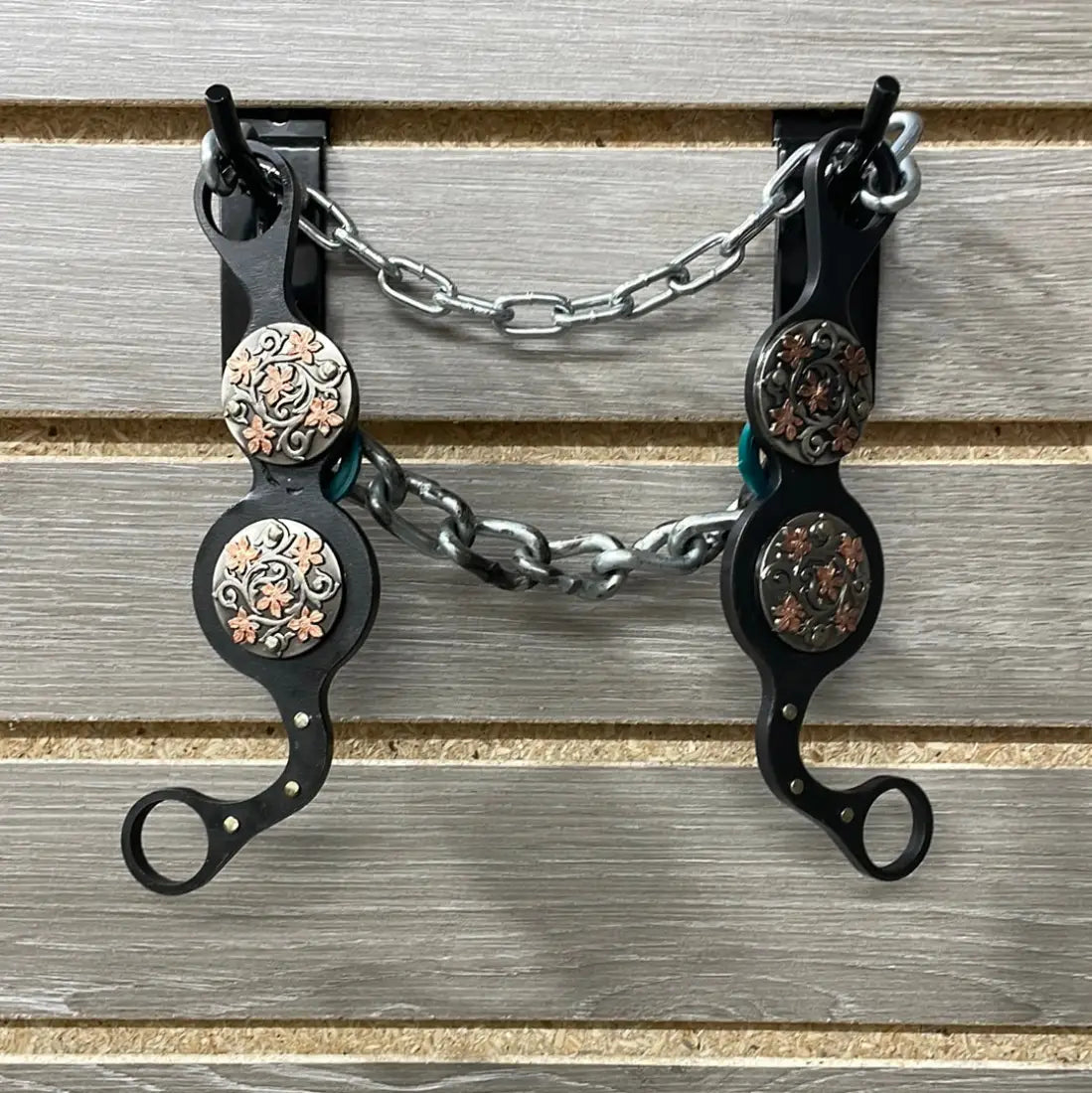 Petska Solid Chain Bit - 7’’ Shank Chain / Copper Flower Bit