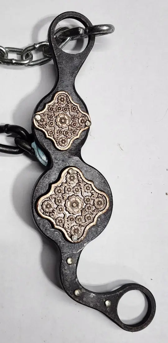 Petska Solid Chain Bit - 7’’ Shank Chain / Floral Copper Diamond Bit