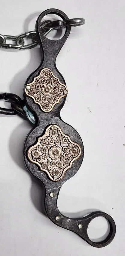 Petska Solid Chain Bit - 7’’ Shank Chain / Floral Copper Diamond Bit