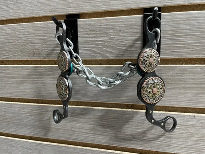 Petska Solid Chain Bit - 7’’ Shank Chain / Gold Flower Bit