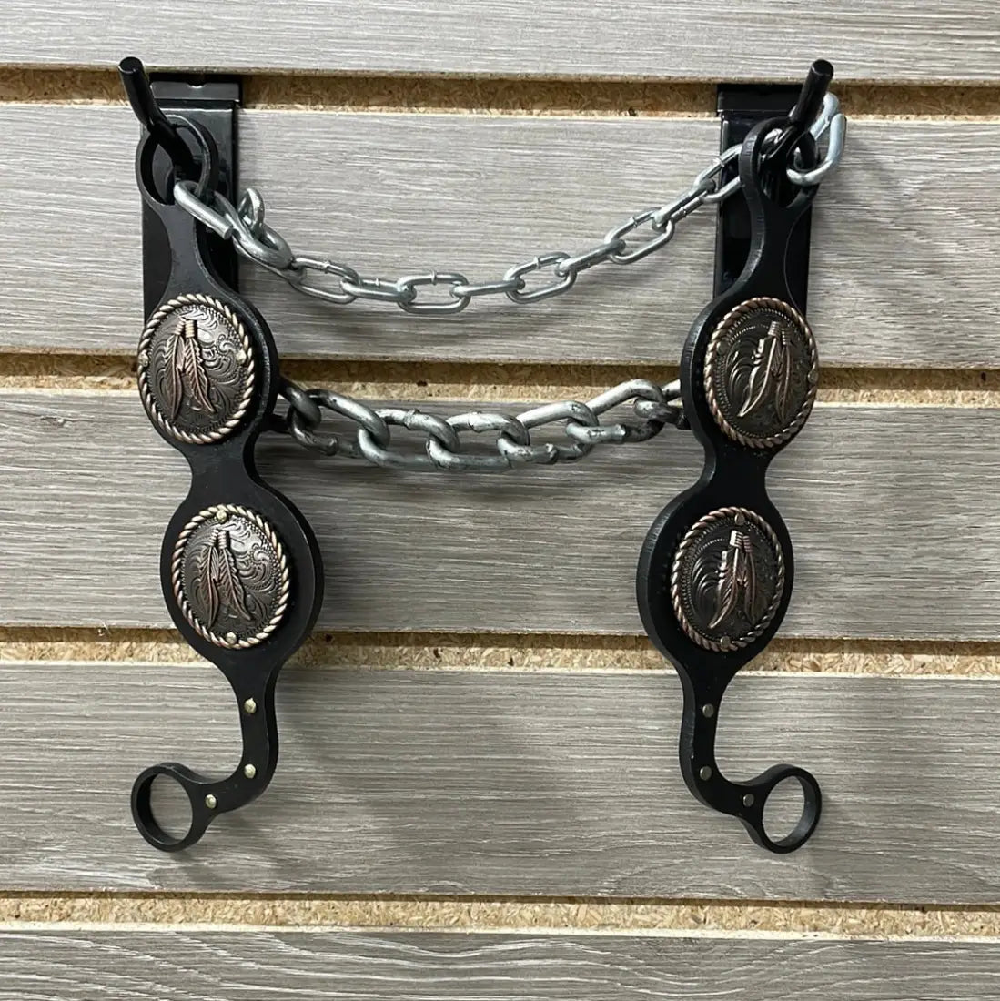 Petska Solid Chain Bit - 8’’ Shank Chain / Copper Feather Bit