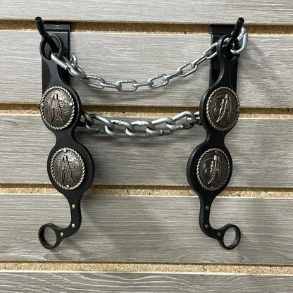 Petska Solid Chain Bit - 8’’ Shank Chain / Copper Feather Bit