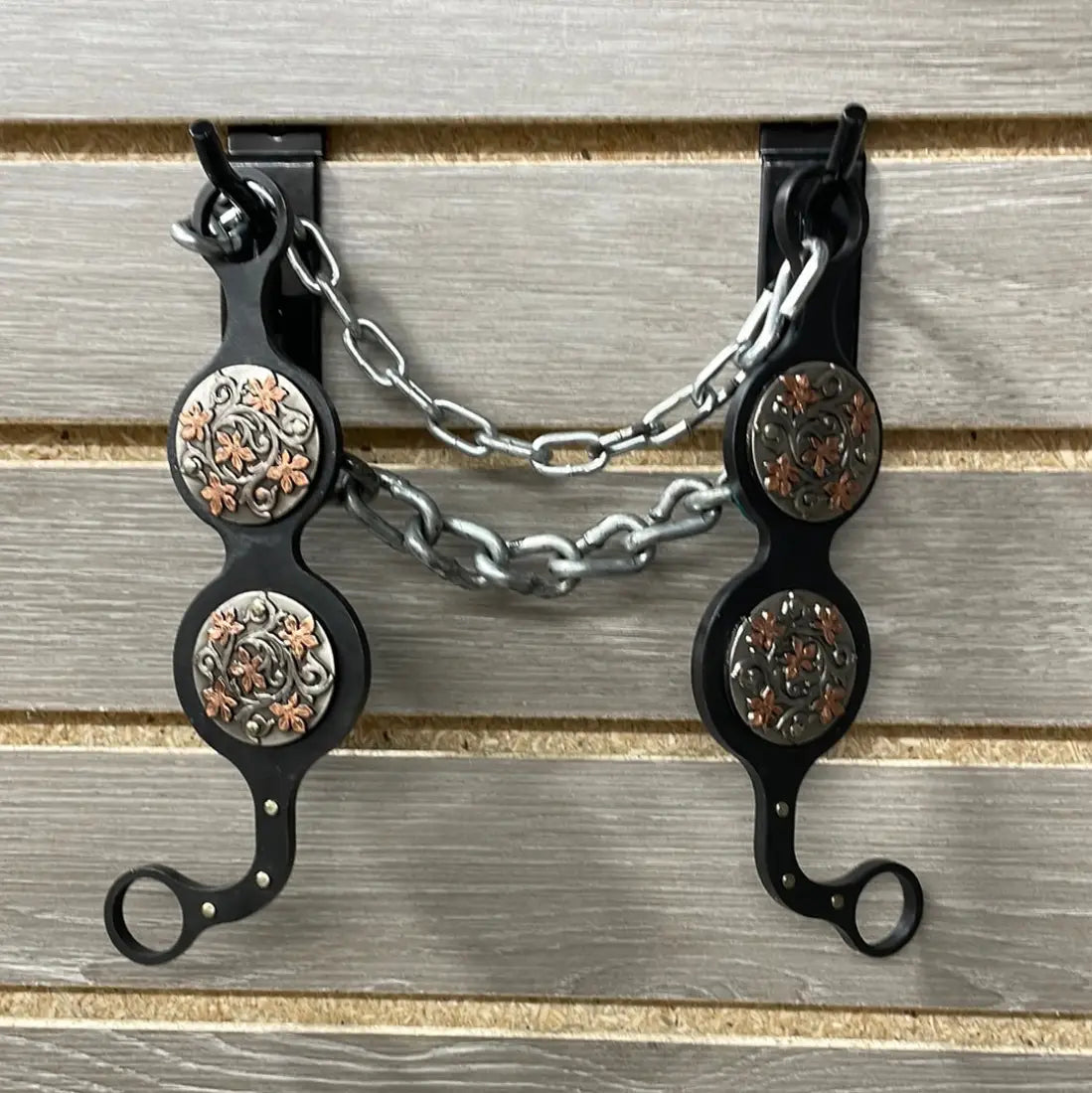 Petska Solid Chain Bit - 8’’ Shank Chain / Copper Flower Bit