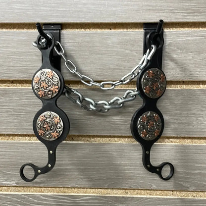 Petska Solid Chain Bit - 8’’ Shank Chain / Copper Flower Bit