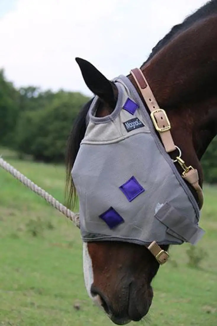 PHT MagnaCu Fly Mask Horse Therapy