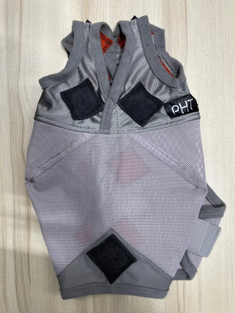 PHT MagnaCu Fly Mask Small / Grey Mask with Black Squares Horse Therapy