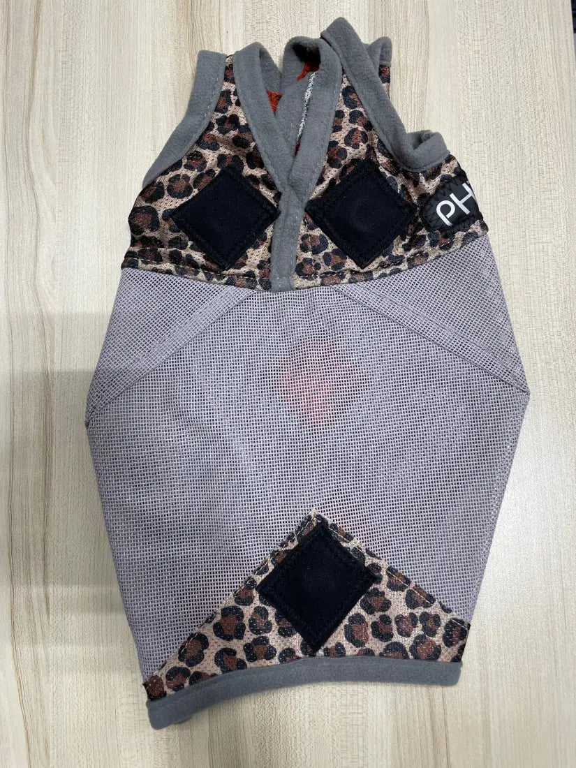 PHT MagnaCu Fly Mask Small / Leopard Mask with Black Squares Horse Therapy