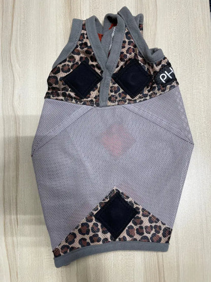 PHT MagnaCu Fly Mask Small / Leopard Mask with Black Squares Horse Therapy