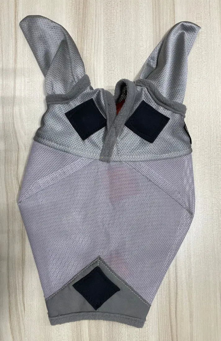 PHT MagnaCu Fly Mask with Ears Small / Grey with Black Squares Horse Therapy